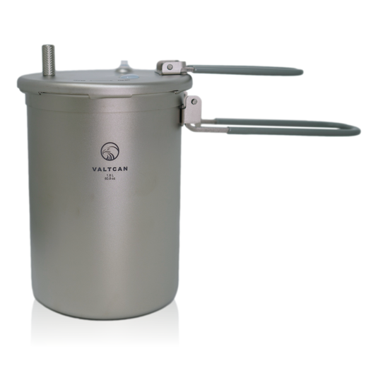 Valtcan 1800ml Titanium Pressure Pot Perfect Rice. Any Flame. Any Altitude. 35 kPa Locking Lid · Rice in 20 Minutes · 1.3 lbs