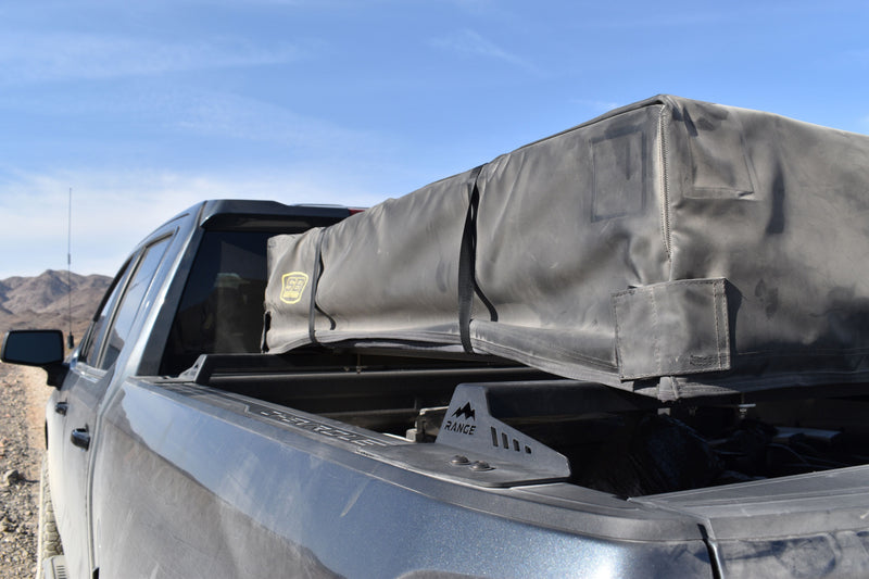 Load image into Gallery viewer, 2019+ Silverado/Sierra 1500 Low Profile Tent Rack
