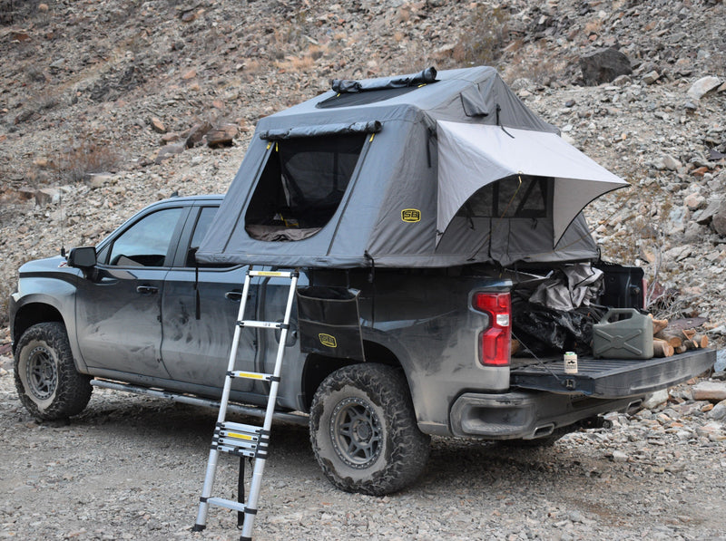 Load image into Gallery viewer, 2019+ Silverado/Sierra 1500 Low Profile Tent Rack

