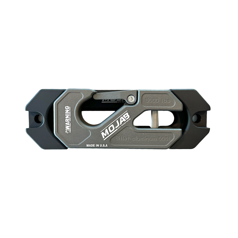 Load image into Gallery viewer, Side By Side / UTV Aluminum Recessed Winch Shackle with Fairlead Kit, closed latch (LIFE TIME WARRANTY*)

