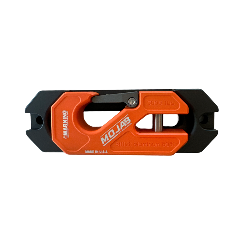 Load image into Gallery viewer, Side By Side / UTV Aluminum Recessed Winch Shackle with Fairlead Kit, closed latch (LIFE TIME WARRANTY*)
