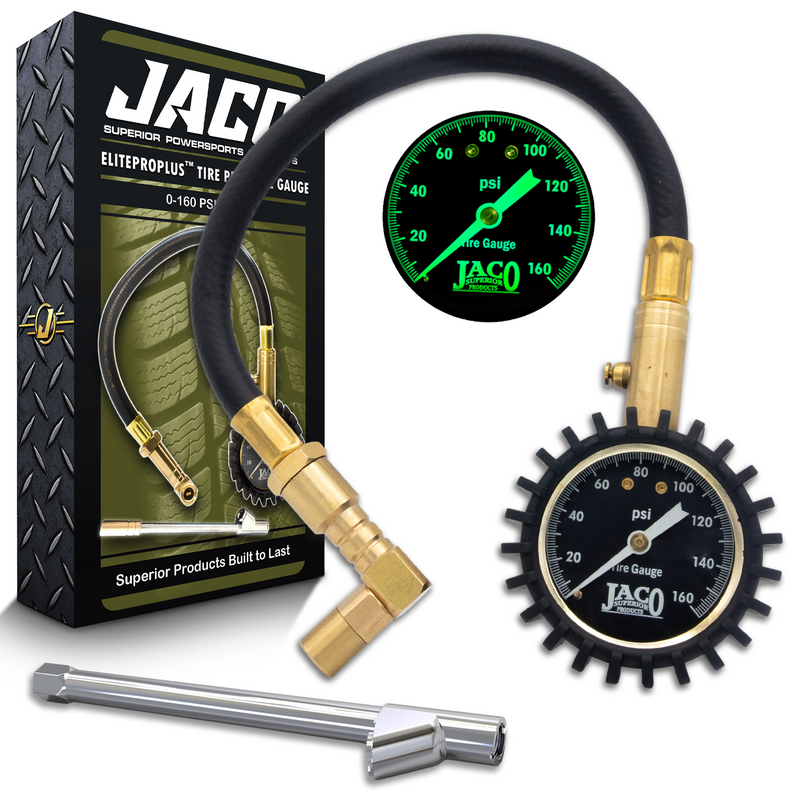 Load image into Gallery viewer, EliteProPlus™ Tire Pressure Gauge with Dually Air Chuck - 160 PSI
