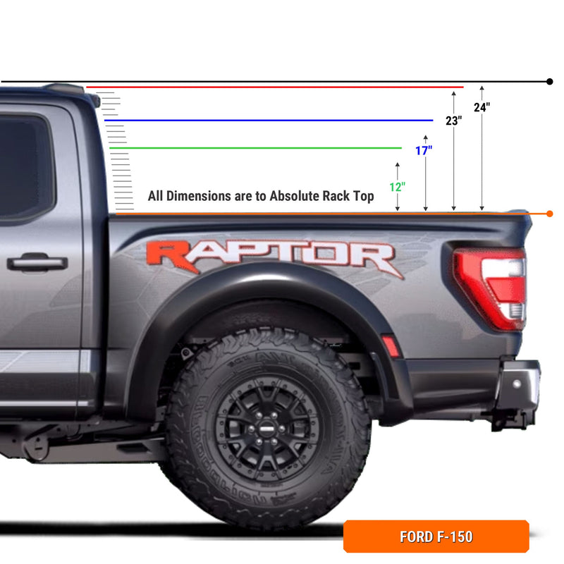 Load image into Gallery viewer, XTR1 Bed Rack for Retrax XR Cover - Ford F-150
