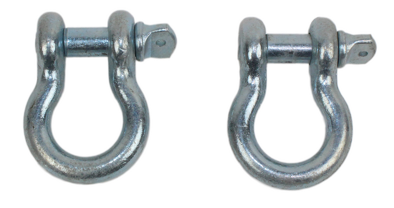 Load image into Gallery viewer, Fishbone Offroad Zinc Coated 3/4 in. D-Ring Set FB21037
