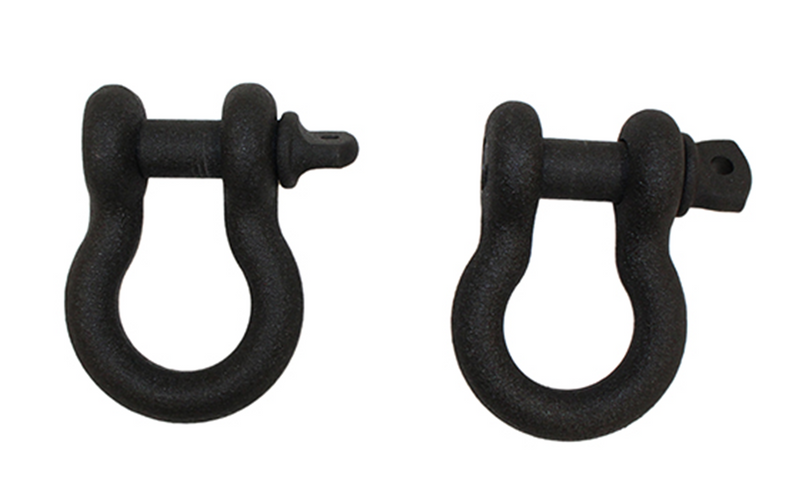 Load image into Gallery viewer, Fishbone Offroad Black 3/4 in. D-Ring Set FB21039
