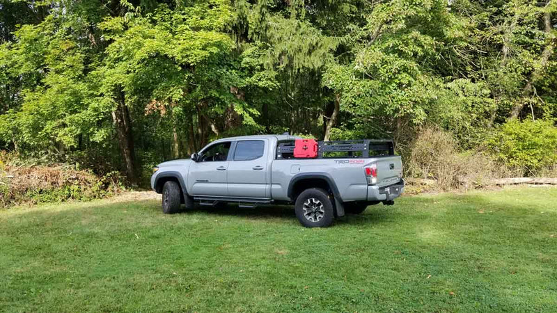 Load image into Gallery viewer, Fishbone Offroad Long Bed Half Height Tackle Rack for 2005-2023 Toyota Tacoma FB21245
