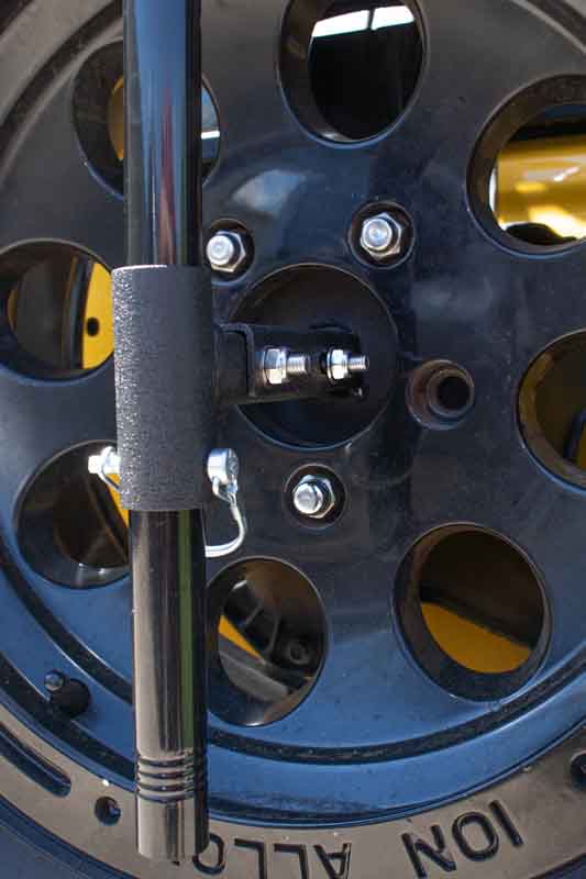 Load image into Gallery viewer, Fishbone Offroad Spare Tire Flag Mount for 1955 &amp; Up Jeep CJ/Wrangler FB21289
