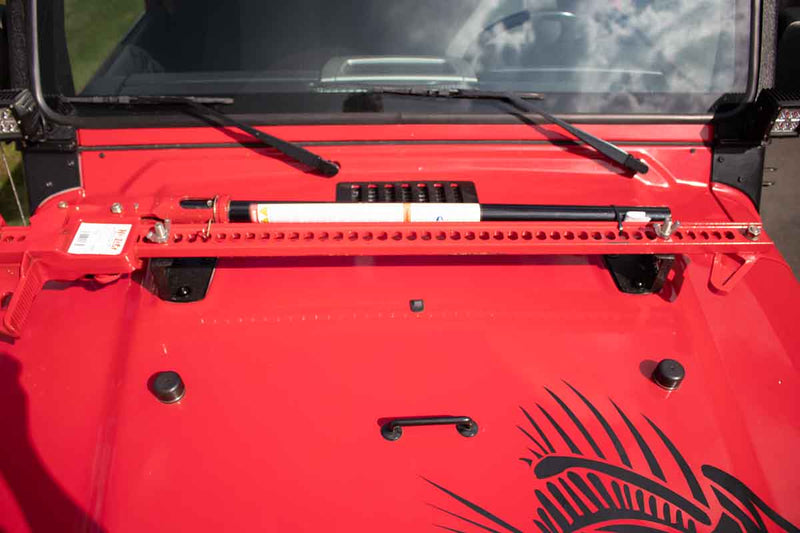 Load image into Gallery viewer, Fishbone Offroad Hi-Lift Jack Hood Mount for 1997-2006 Jeep Wrangler FB21313
