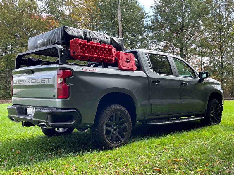Load image into Gallery viewer, Fishbone Offroad Short Bed Half Height Tackle Rack for 1988 &amp; Up GM Pickups FB21322

