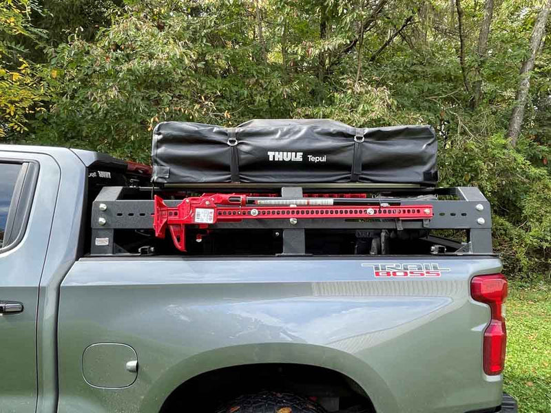 Load image into Gallery viewer, Fishbone Offroad Short Bed Half Height Tackle Rack for 1988 &amp; Up GM Pickups FB21322
