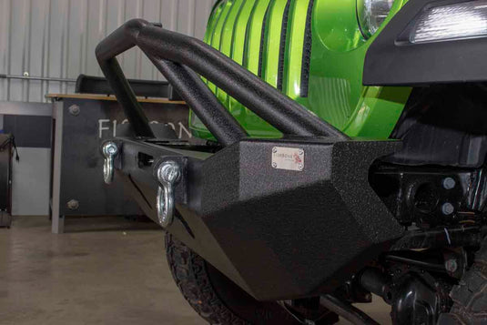 Fishbone Offroad Mid-Width Front Winch Bumper for 2018 & Up Jeep Wrangler/Gladiator FB22088