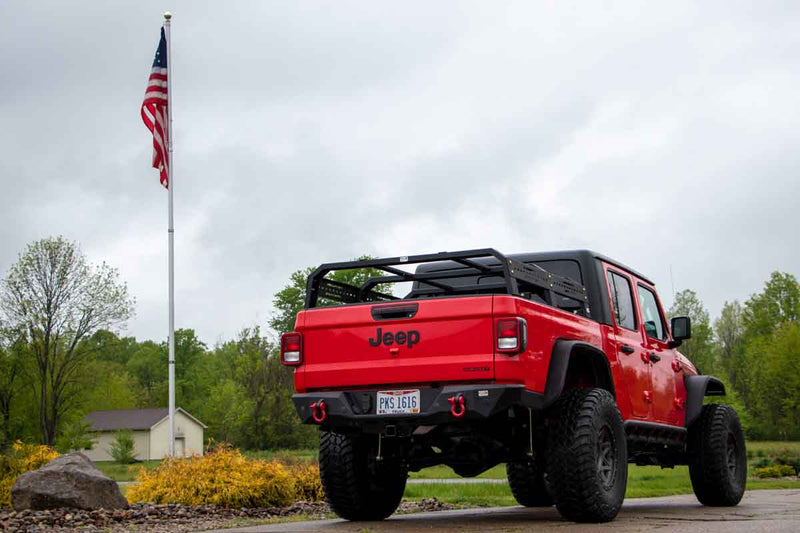 Load image into Gallery viewer, Fishbone Offroad Half Height Truck Bed Rack for 2020 &amp; Up Jeep Gladiator FB22150
