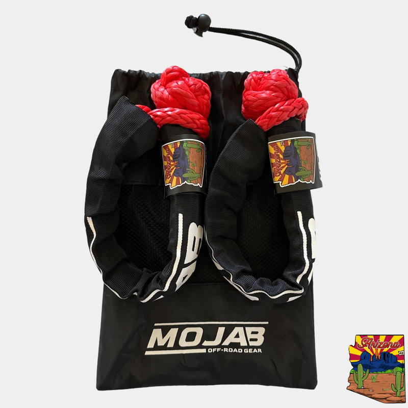 Load image into Gallery viewer, Soft Shackle 3/8'' x 22” with sleeve and bag (Set of 2 Shackles) (Lifetime Warranty)
