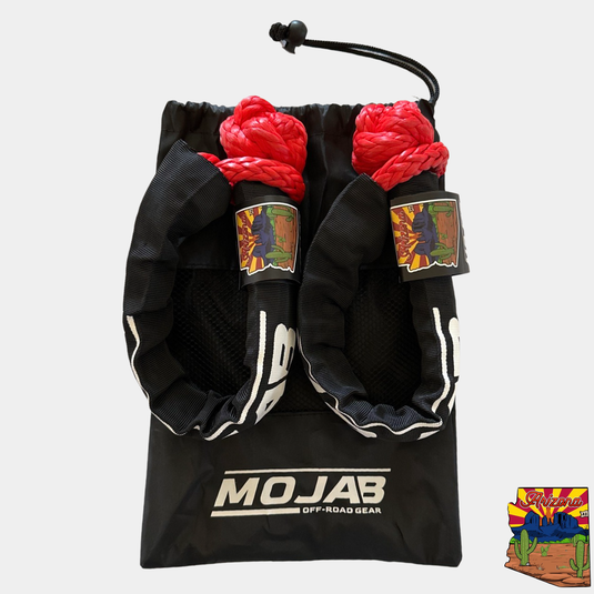 Soft Shackle 3/8'' x 22” with sleeve and bag (Set of 2 Shackles) (Lifetime Warranty)
