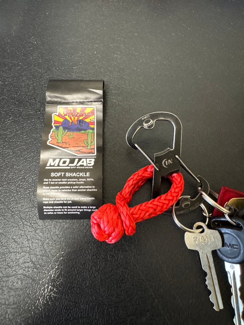 Load image into Gallery viewer, Micro Soft Shackle 3/16'' x 6'' – Keychain &amp; Recovery (Lifetime Warranty)
