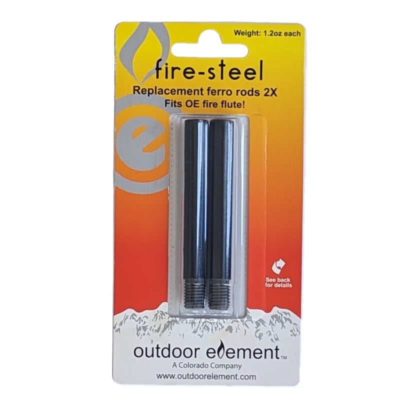 Load image into Gallery viewer, XL Fire-Steel Replacement 2pk Ferro Rod for Fire Flute
