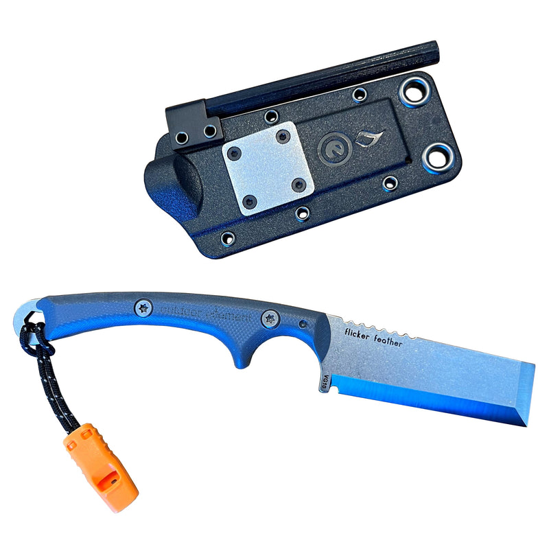 Load image into Gallery viewer, Flicker Feather Survival EDC Chisel Blade

