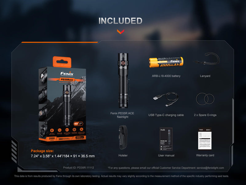 Load image into Gallery viewer, Fenix PD35R ACE Multi-mode Tactical Flashlight + FREE CL01 Mini Lantern
