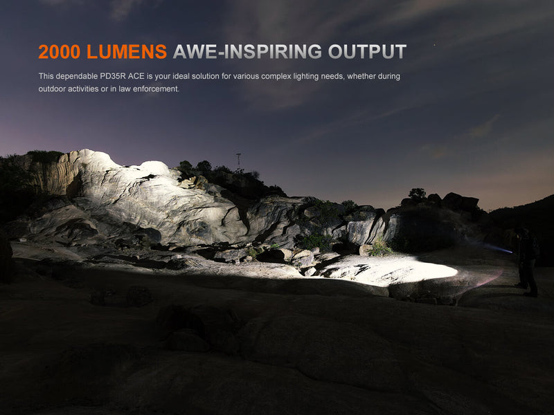 Load image into Gallery viewer, Fenix PD35R ACE Multi-mode Tactical Flashlight + FREE CL01 Mini Lantern
