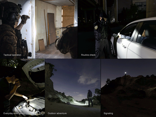 Fenix PD35R ACE Multi-mode Tactical Flashlight + FREE CL01 Mini Lantern