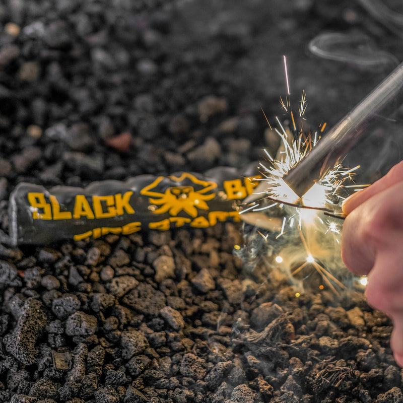 Load image into Gallery viewer, Black Beards Ferro Rod Fire Starter
