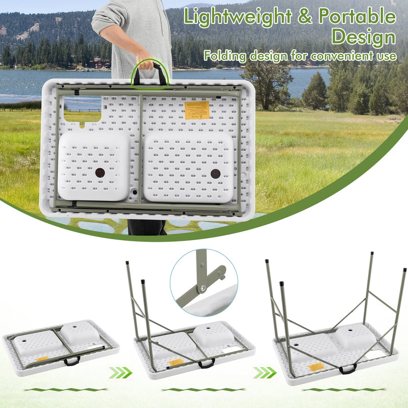 Load image into Gallery viewer, Fish Cleaning Table with 2 Sinks and 360° Rotatable Fauce-White
