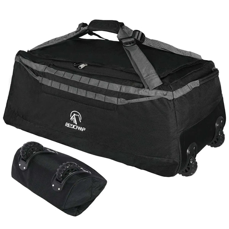Load image into Gallery viewer, Large Duffle Bag with Wheels and Backpack Straps 100/120/140L
