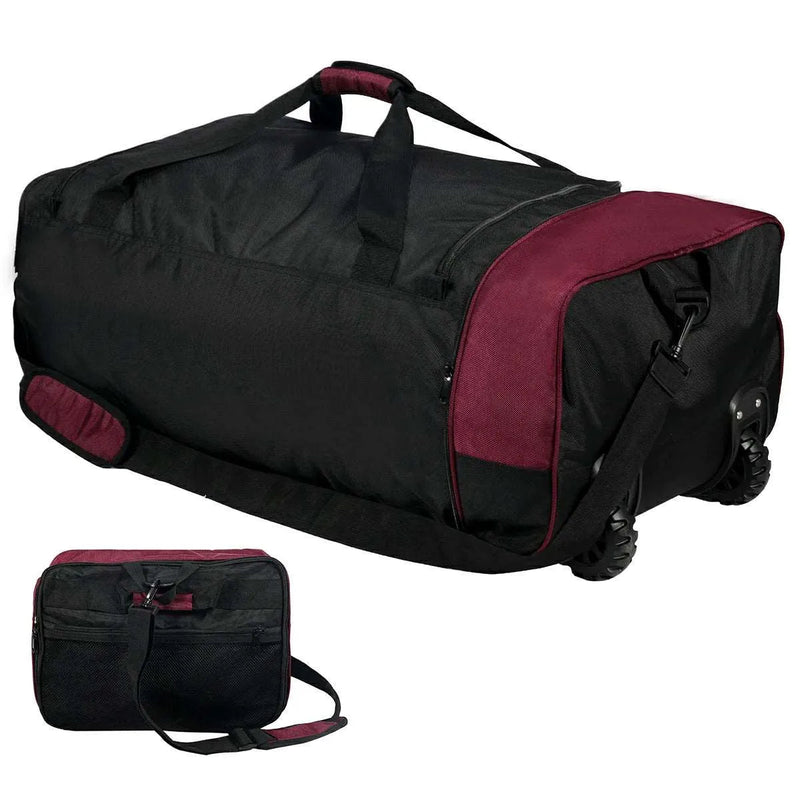 Load image into Gallery viewer, Large Duffle Bag with Wheels and Backpack Straps 100/120/140L
