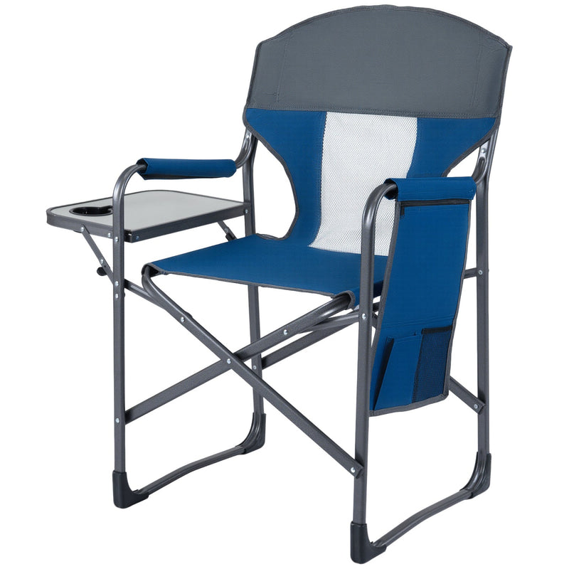 Load image into Gallery viewer, Folding Camping Chair with Cup Holder and Storage Pocket
