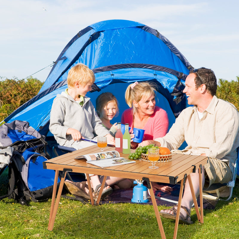 Load image into Gallery viewer, Folding Camping Table Picnic Table with Storage Bag and Waterproof Desktop
