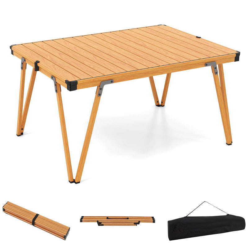 Load image into Gallery viewer, Folding Camping Table Picnic Table with Storage Bag and Waterproof Desktop

