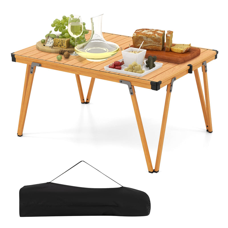 Load image into Gallery viewer, Folding Camping Table Picnic Table with Storage Bag and Waterproof Desktop

