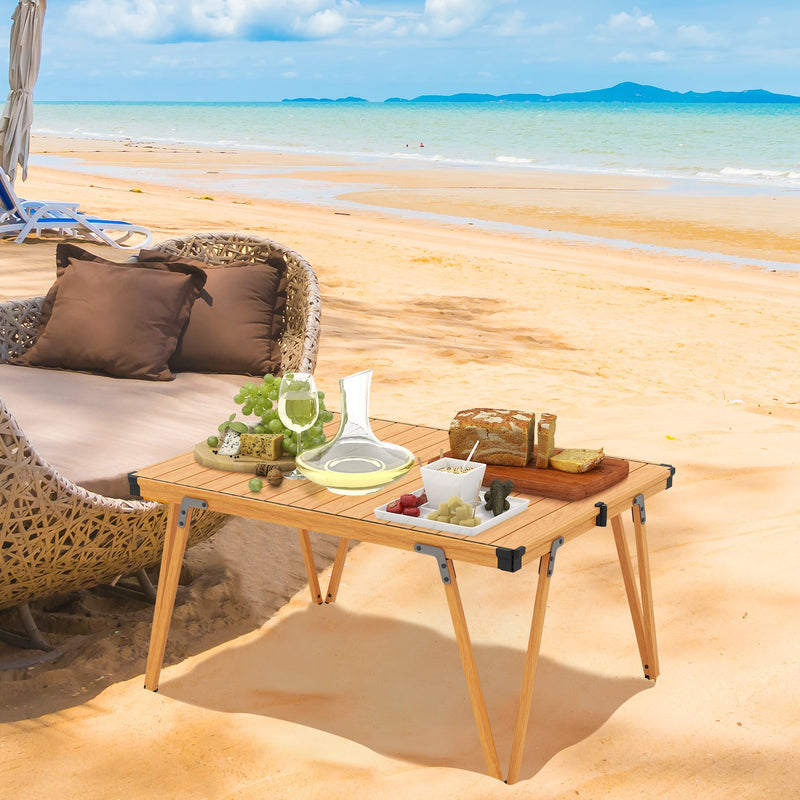 Load image into Gallery viewer, Folding Camping Table Picnic Table with Storage Bag and Waterproof Desktop
