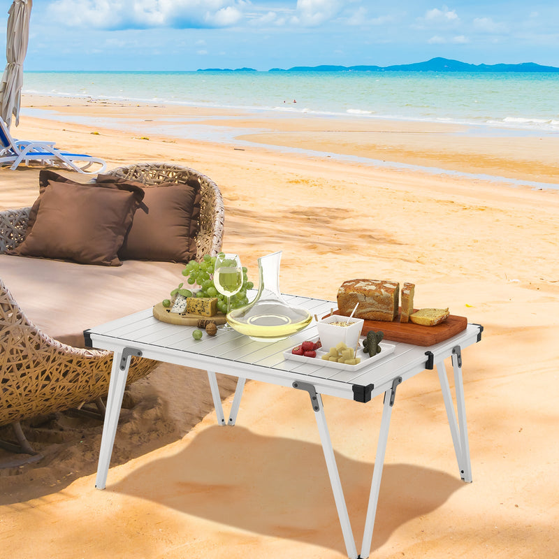 Load image into Gallery viewer, Folding Camping Table Picnic Table with Storage Bag and Waterproof Desktop
