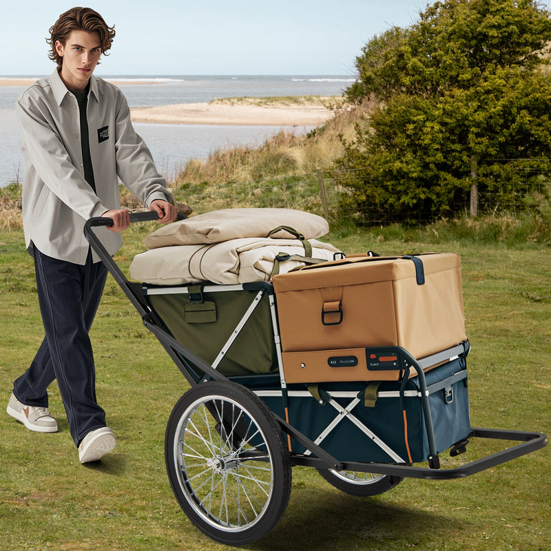 Load image into Gallery viewer, 550 LBS Folding Deer Game Cart with Polyester Liner for Hunting
