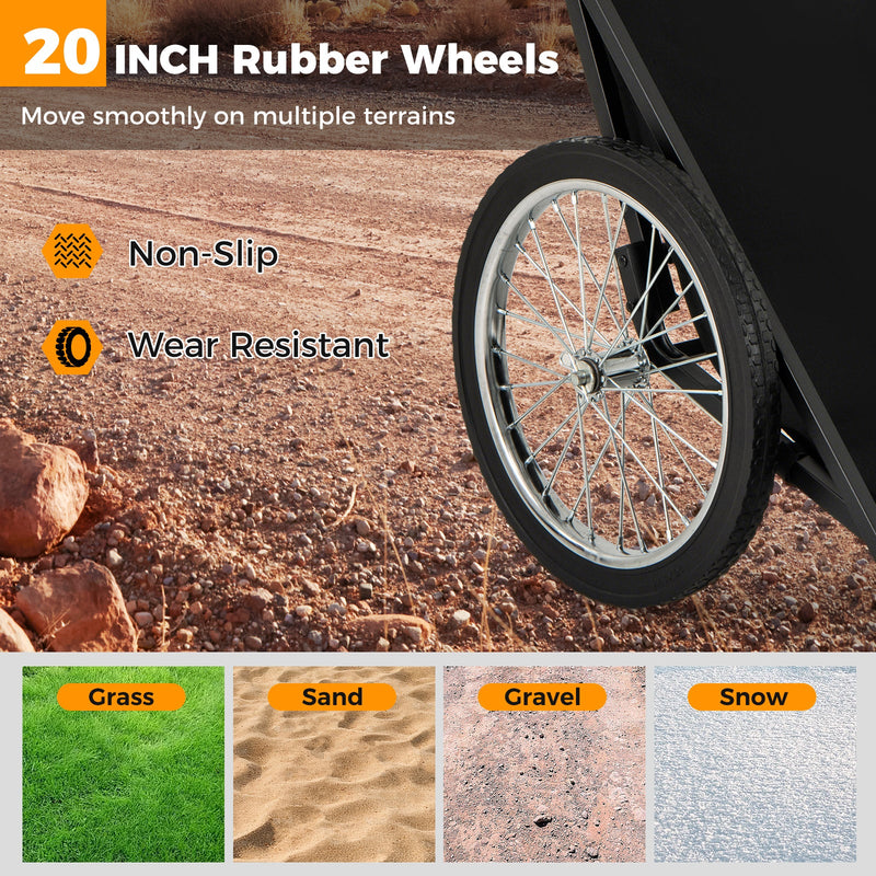 Load image into Gallery viewer, 550 LBS Folding Deer Game Cart with Polyester Liner for Hunting

