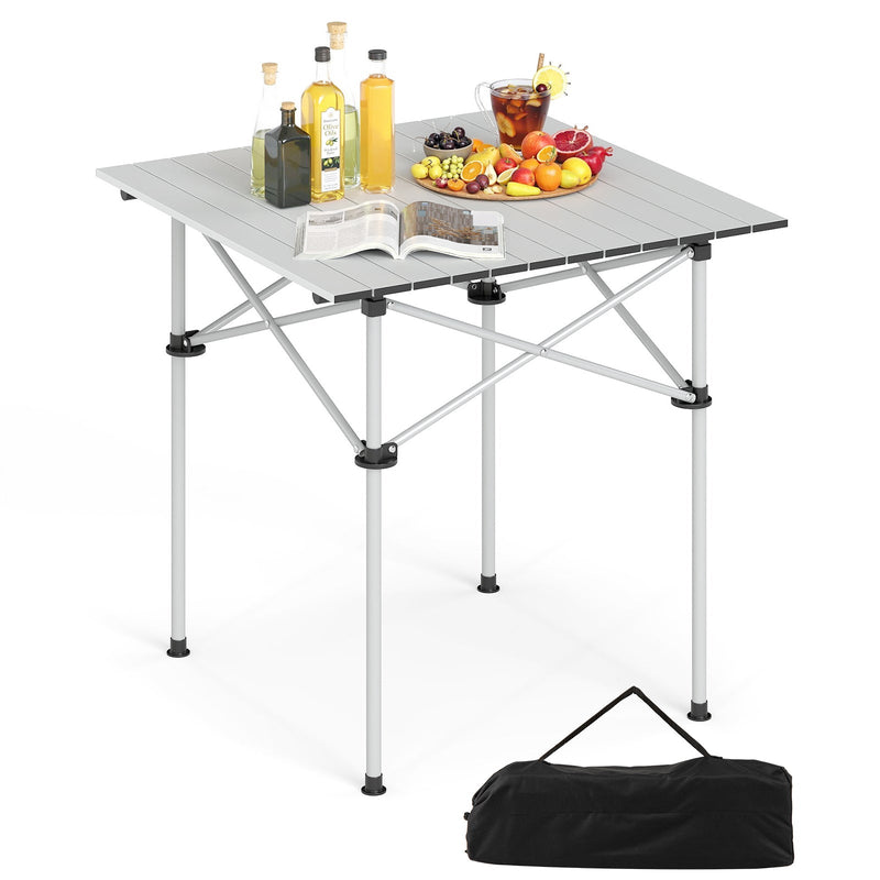 Load image into Gallery viewer, Folding Roll-up Camping Table with Metal Legs
