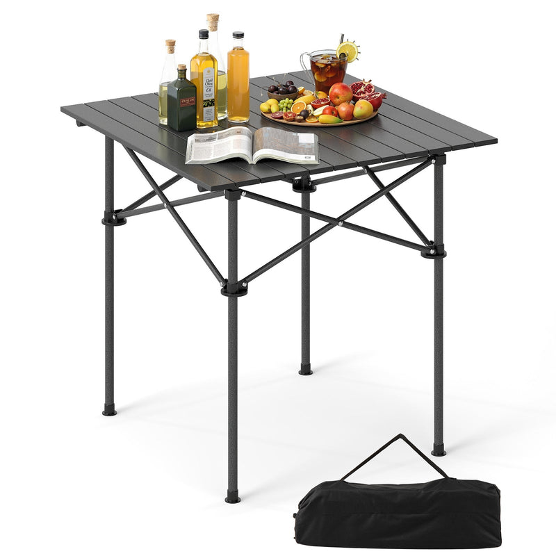 Load image into Gallery viewer, Folding Roll-up Camping Table with Metal Legs
