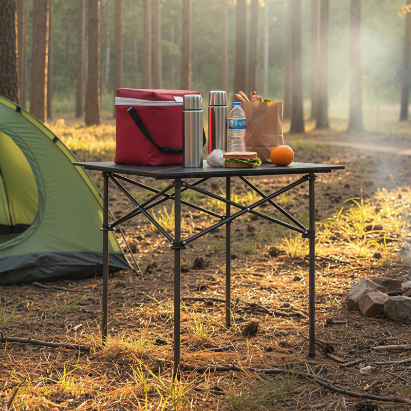 Load image into Gallery viewer, Folding Roll-up Camping Table with Metal Legs
