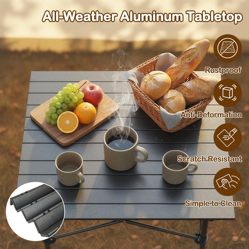 Load image into Gallery viewer, Folding Roll-up Camping Table with Metal Legs
