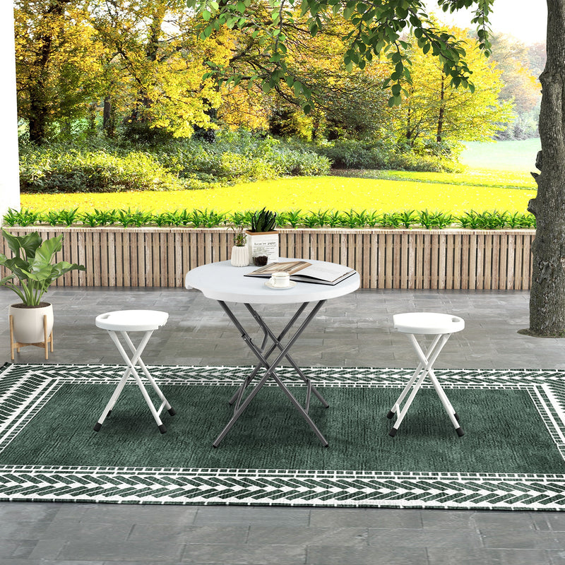Load image into Gallery viewer, Folding Stool with Built-in Handle for Adults
