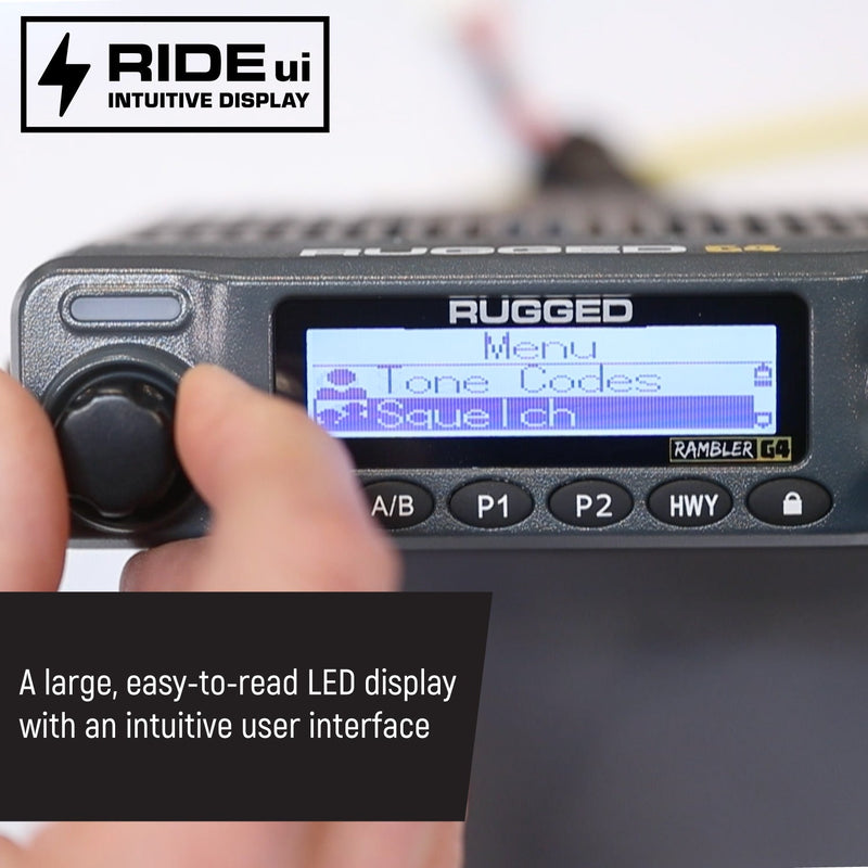 Load image into Gallery viewer, Radio Kit Lite - Rambler G4 GMRS Band Mobile Radio with Stealth Antenna

