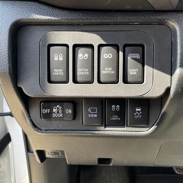 Load image into Gallery viewer, No Cut Base Switch Panel for 3 Short Switches (Tacoma Double Cab)
