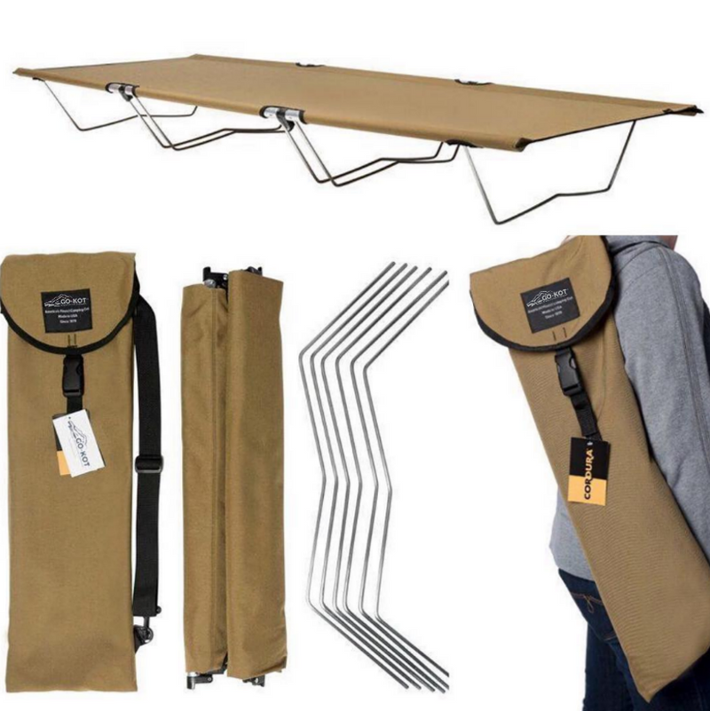 Load image into Gallery viewer, GO-KOT® Premium Camping Cot Made in the USA
