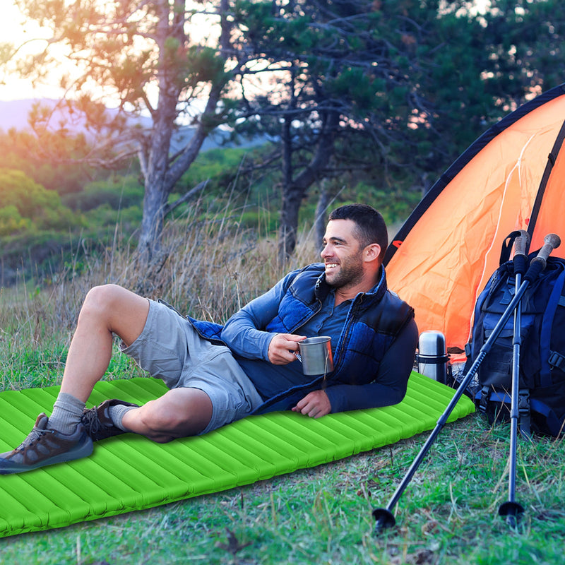 Load image into Gallery viewer, 3 Inch Thick Inflatable Waterproof Camping Sleeping Pad
