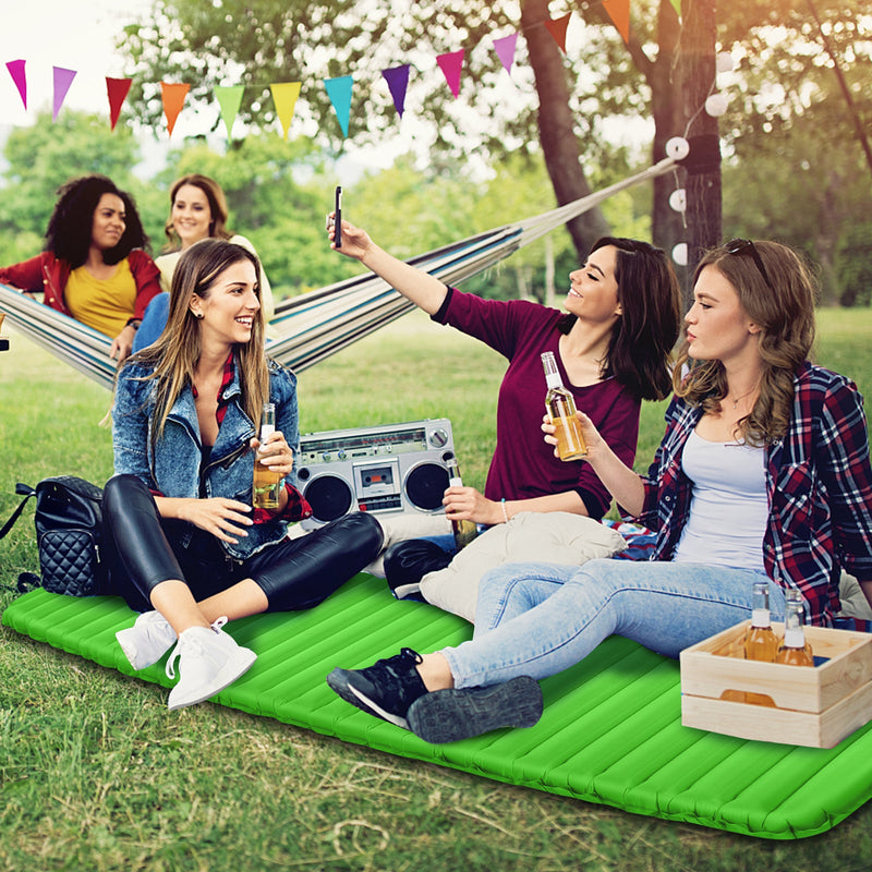 Load image into Gallery viewer, 3 Inch Thick Inflatable Waterproof Camping Sleeping Pad
