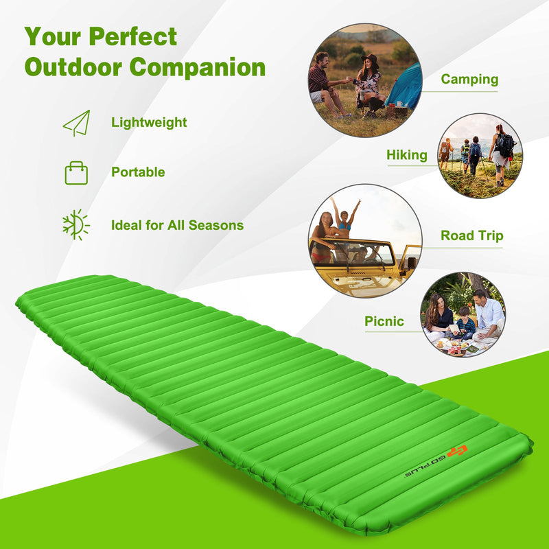Load image into Gallery viewer, 3 Inch Thick Inflatable Waterproof Camping Sleeping Pad
