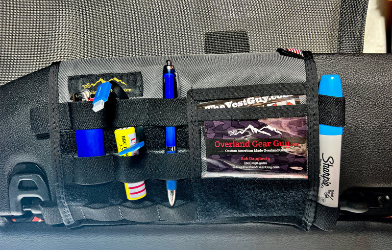 Load image into Gallery viewer, Jeep Gladiator MOLLE Visor Organizer - Tacoma Visor
