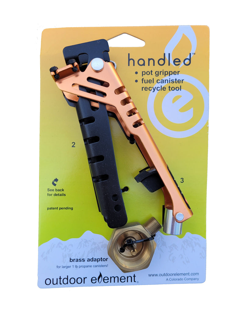 Load image into Gallery viewer, Handled + Adaptor, Pot Gripper and Fuel Canister Recycle Tool
