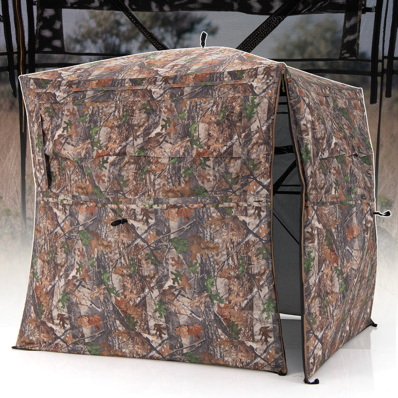 Load image into Gallery viewer, Hunting Blind 360 Degree One-Way See-Through Ground Blind for 2-3 Person
